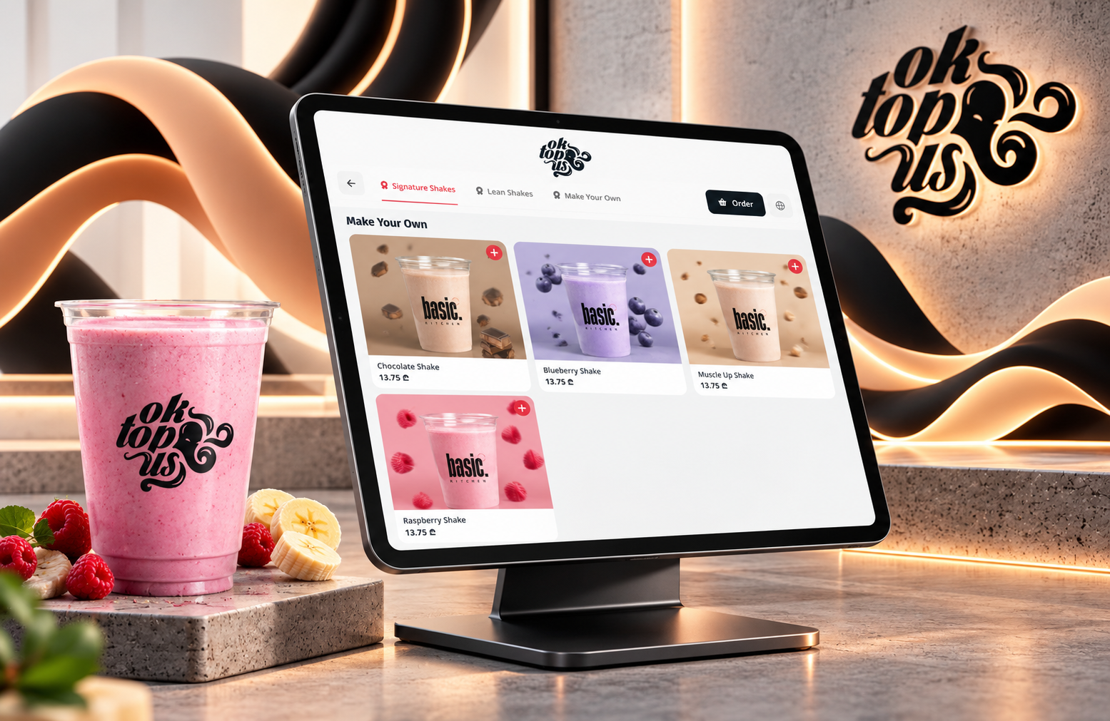 Oktopus Fitness Bar Software — project preview